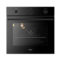 Haier HWO60S7MB3 60cm 7 Function Black Glass Oven