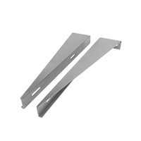 Otti Moonlight Solid Surface Top Wall Hung Basin Conceal Brackets S/steel Frame