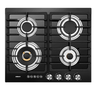 Robam JZ(T/Y)-B410 Defendi 600mm Wide Tempered Glass 4 Burners Cooktop