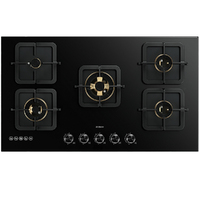 Robam JZ(T/Y)-G520 900mm B520 Glass 5 Burners Black Cooktop