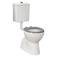 Fienza Stella Care Grey Adjustable Link Toilet Suite