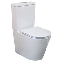 Fienza Isabella Wall Faced Toilet Suite with Slim Seat 90 - 160 mm S Trap