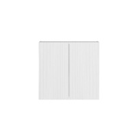 Otti Bondi LA-WCBO600W 630mm 2 Doors Bevel Fingerpull Wall White Cabinet