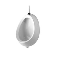 Turner Hastings Leon Ceramic White Gloss Urinal Top Inlet Bottom Outlet