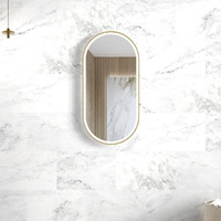 Otti LED-MF9045G 900mm LED Framed Mirror Anti-Fog Gold