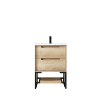 Otti Byron LEG-BYRON600N 600mm Natural Oak Leg With Shelf