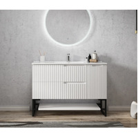 Otti Noosa LEG-NOOSA1200W 1200mm Matte White Vanity Leg With Shelf