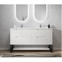 Otti Noosa LEG-NOOSA1500W 1500mm Matte White Vanity Leg With Shelf