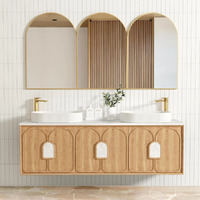 Otti LG1800N Laguna 1800mm Natural American Oak Wall Hung Vanity