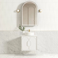Otti LG600W Laguna 600mm Matte White Wall Hung Vanity
