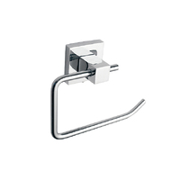 Linkware Lauren LR6004B Project Square Toilet Roll Holder Chrome