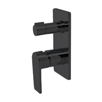 Linkware GABE LT709BK Leva 25mm Cartridge Diverter Mixer Black