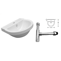 Johnson Suisse Commercial Assist Wall Hung Basin
