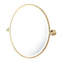 Turner Hastings Mayer Pivot Oval Mirror Brushed Brass