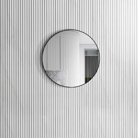 Otti London MFM700 700mm Round Metal Framed Stainless Steel Mirror