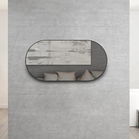 Otti Noosa MFMO1260 1200mm Oval Metal Frame Mirror