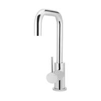 Meir Round Kitchen Mixer Tap - Polished Chrome