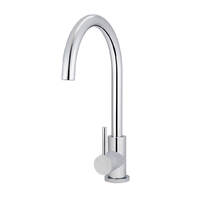 Meir Gooseneck Kitchen Mixer-Polished Chrome