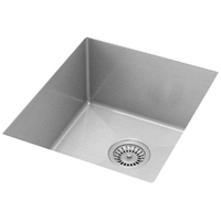 Meir Single Bowl 380x440 mm Kitchen Sink - PVD Brushed Nickel