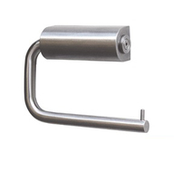 Metlam ML4135 Single Toilet Roll Holder In Satin Stainless Steel
