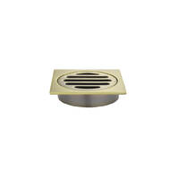 Meir Square Floor Grate Shower Drain 80 mm Outlet - Tiger Bronze