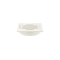 Meir Square Floor Grate Shower Drain 80 mm Outlet - PVD Brushed Nickel