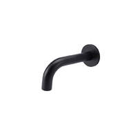 Meir 130 mm Round Curved Spout - Matte Black