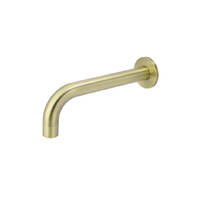 Meir Round Curved Spout 200 mm - Tiger Bronze