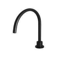 Meir Round High-Rise Swivel Hob Spout Matte Black
