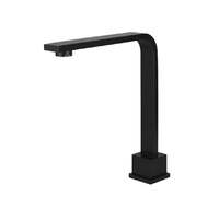 Meir Square Hi Rise Hob Mount Bath Spout - Matte Black