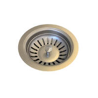 Meir Sink Strainer With Stopper - PVD Brushed Nickel