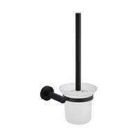 Meir Round Toilet Brush and Holder - Matte Black