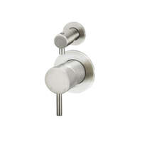 Meir Round Slim Diverter Mixer -PVD Brushed Nickel