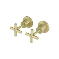 Meir Cross Handle Valve Wall Top Assemblies - Tiger Bronze