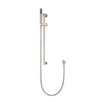 Meir Round Hand Shower On Rail Column - Champagne