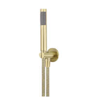 Meir Round Hand Shower On Fixed Bracket - Tiger Bronze