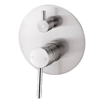 Nero Dolce Shower With Diverter Mixer-Brushed Nickel
