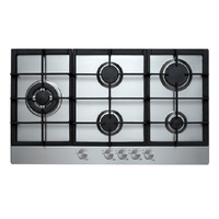 Baumatic BCG90S 90cm Stainless Steel Cooktop 
