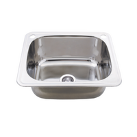 Everhard Classic 45 Litre Stainless Steel Utility Laundry Trough 2TH 71245