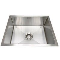Everhard Excellence Squareline Laundry Sink 42 Litre With Overflow