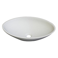 Castano Eclipse Solid Surface Snow White Above Counter Basin