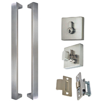 600mm Front Door Grab Handle Set Satin