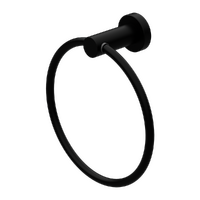 Nero Mecca Hand Towel Ring Matte Black NR1980MB