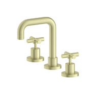 Nero NR201601BG X Plus Basin Set Brass Material Brushed Gold