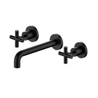 Nero NR201607AMB X Plus Wall Basin Set 215mm Matte Black