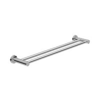 Nero Classic Double Towel Rail 600mm Chrome