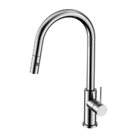 Nero Mecca Pull Out Sink Mixer With Vegie Spray Function Chrome NR221908CH