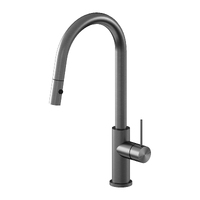 Mecca Pull Out Sink Mixer with Vegie Spray Function Gun Metal