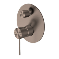 Nero Mecca Shower Mixer With Divertor Brushed Bronze NR221909aBZ