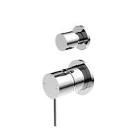 Mecca Shower Mixer Divertor with Separate Plate Chrome
